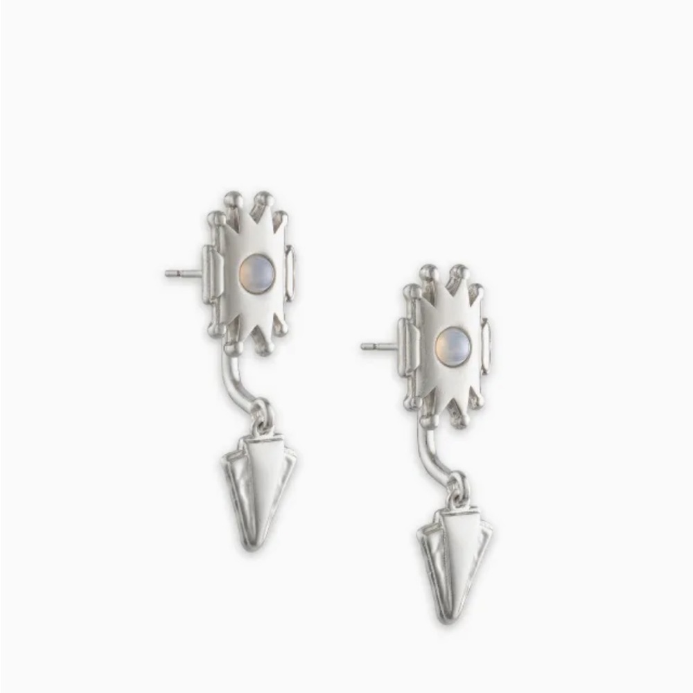Kendra Scott Shiva Earrings Rhodium
